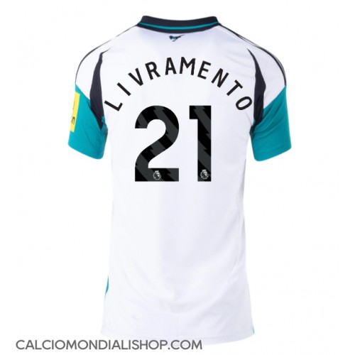 Maglie da calcio Newcastle United Tino Livramento #21 Seconda Maglia Femminile 2024-25 Manica Corta